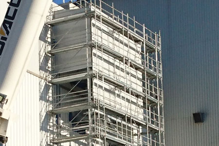 echafaudage industrie